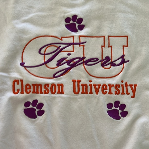 Large Clemson Embroidered Sweatshirt - Picture 2 of 3
